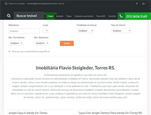 Tablet Screenshot of flaviosteiglederimoveis.com.br